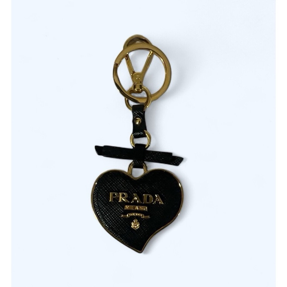PRADA Keychain BLACK GOLD D1-50